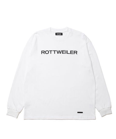 R9 LOGO LS TEE (WHITE) /  オリジナル Tシャツ