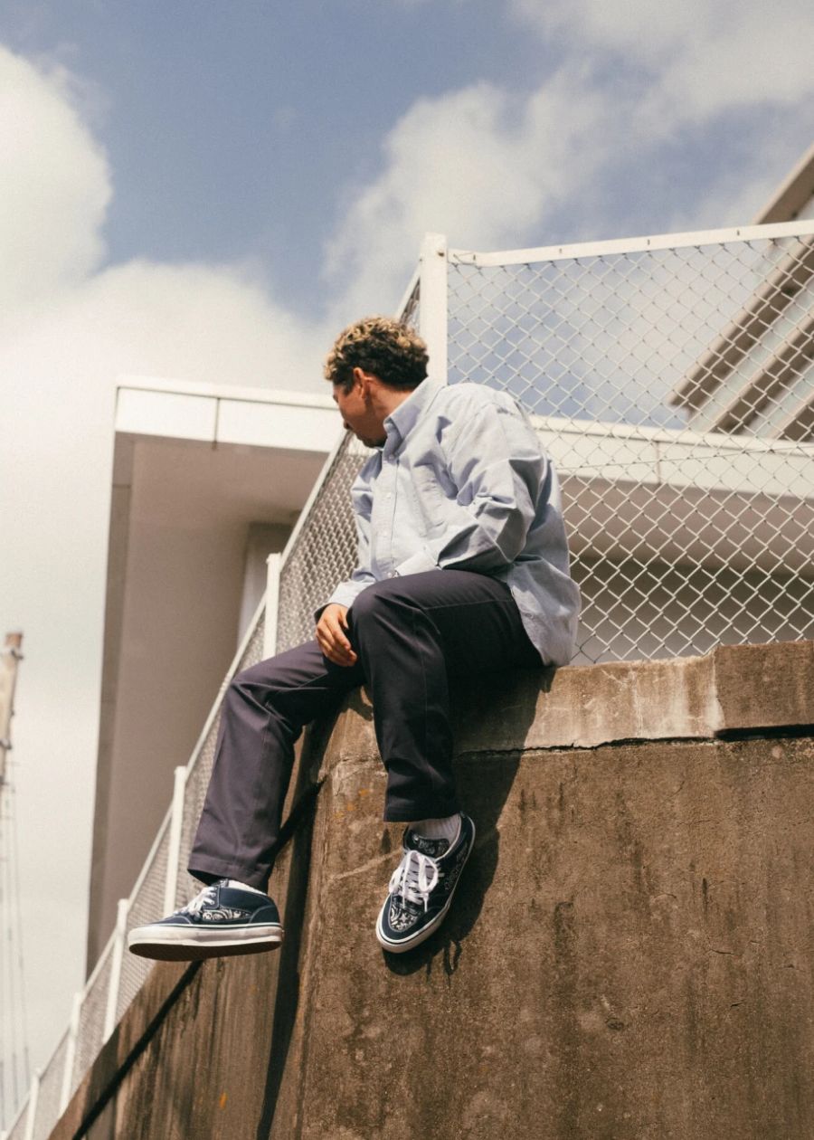 VANS OTW Ex. HALF CAB "HALF CAB" (NAVY) / ×ヴァンズ コラボ スニーカー (ハーフキャブ)