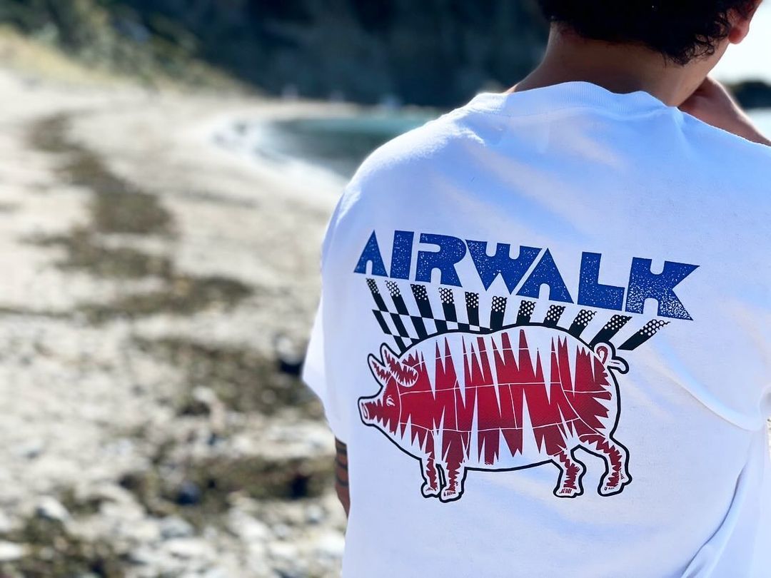 PORKCHOP GARAGE SUPPLY - AIR PORK TEE (WHITE) / ×AIRWALK PORKCHOP GARAGE SUPPLY - AIR PORK TEE (WHITE) / ×AIRWALK