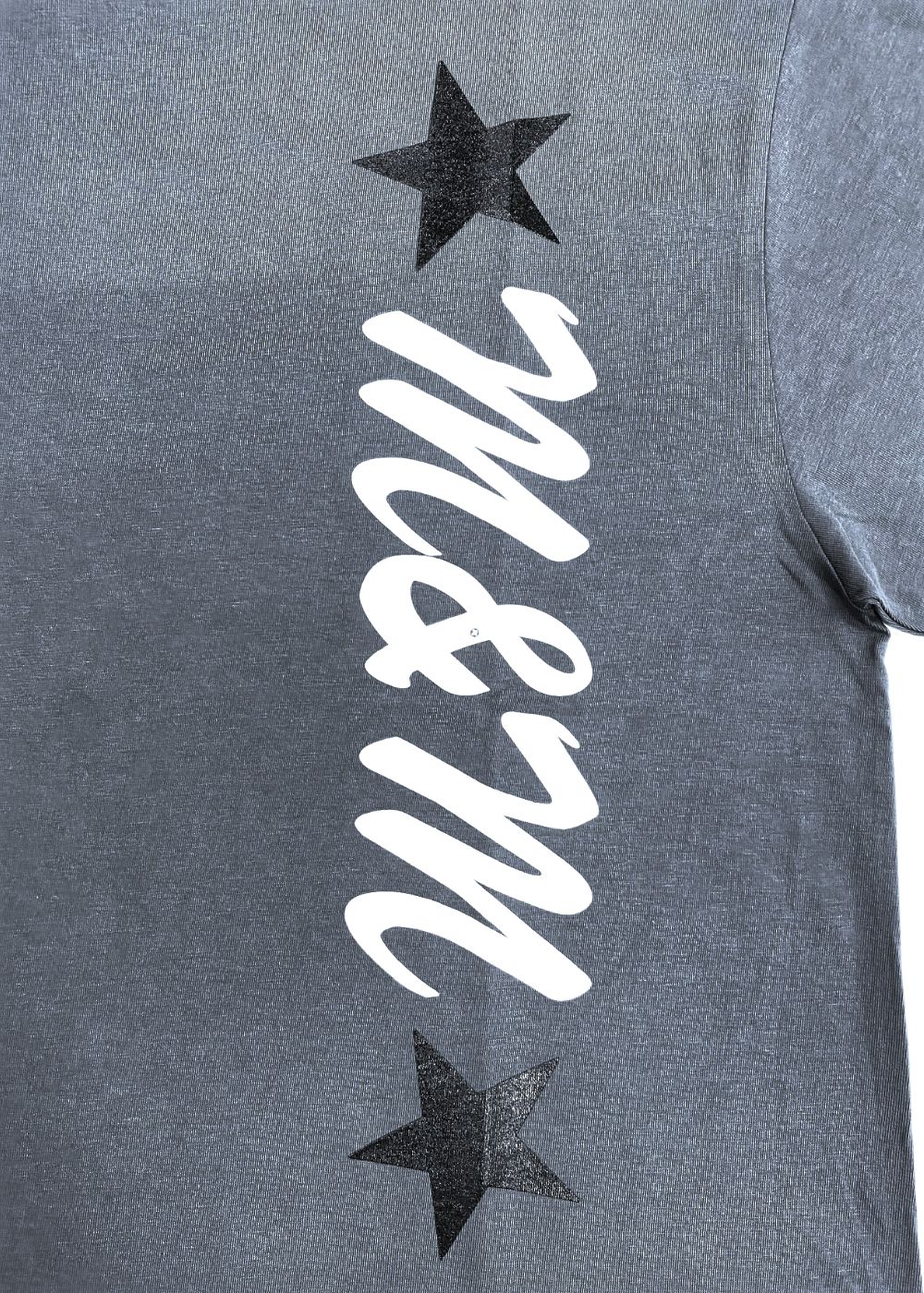 PRINT TEE (S.GRAY) / ロゴ プリント Tシャツ