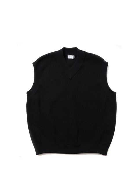 COOTIE PRODUCTIONS - 【ラスト1点】Solotex Tilden Knit Vest (BLACK  