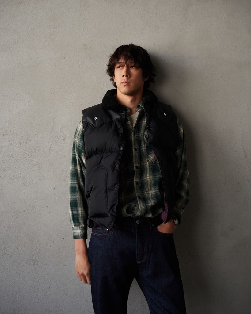 Flannel Shirt (GREEN) / チェック コットン ネルシャツ