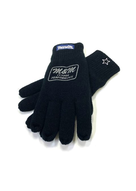 KNITTED GLOVES (BLACK) / ニット グローブ