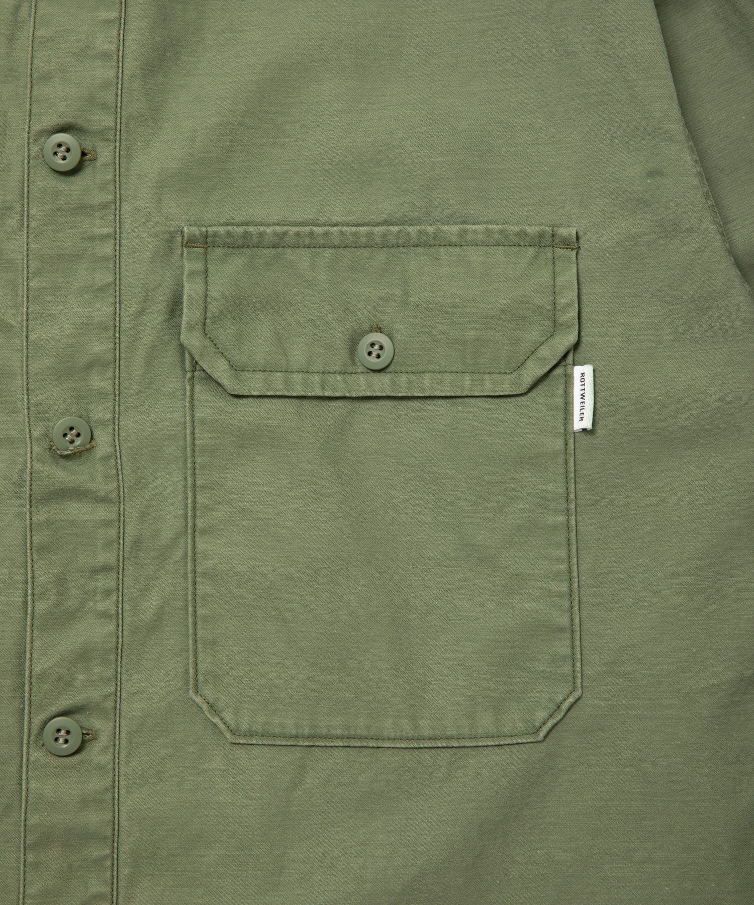R9 M.I.L SHIRT (OLIVE) / ミリタリー シャツ