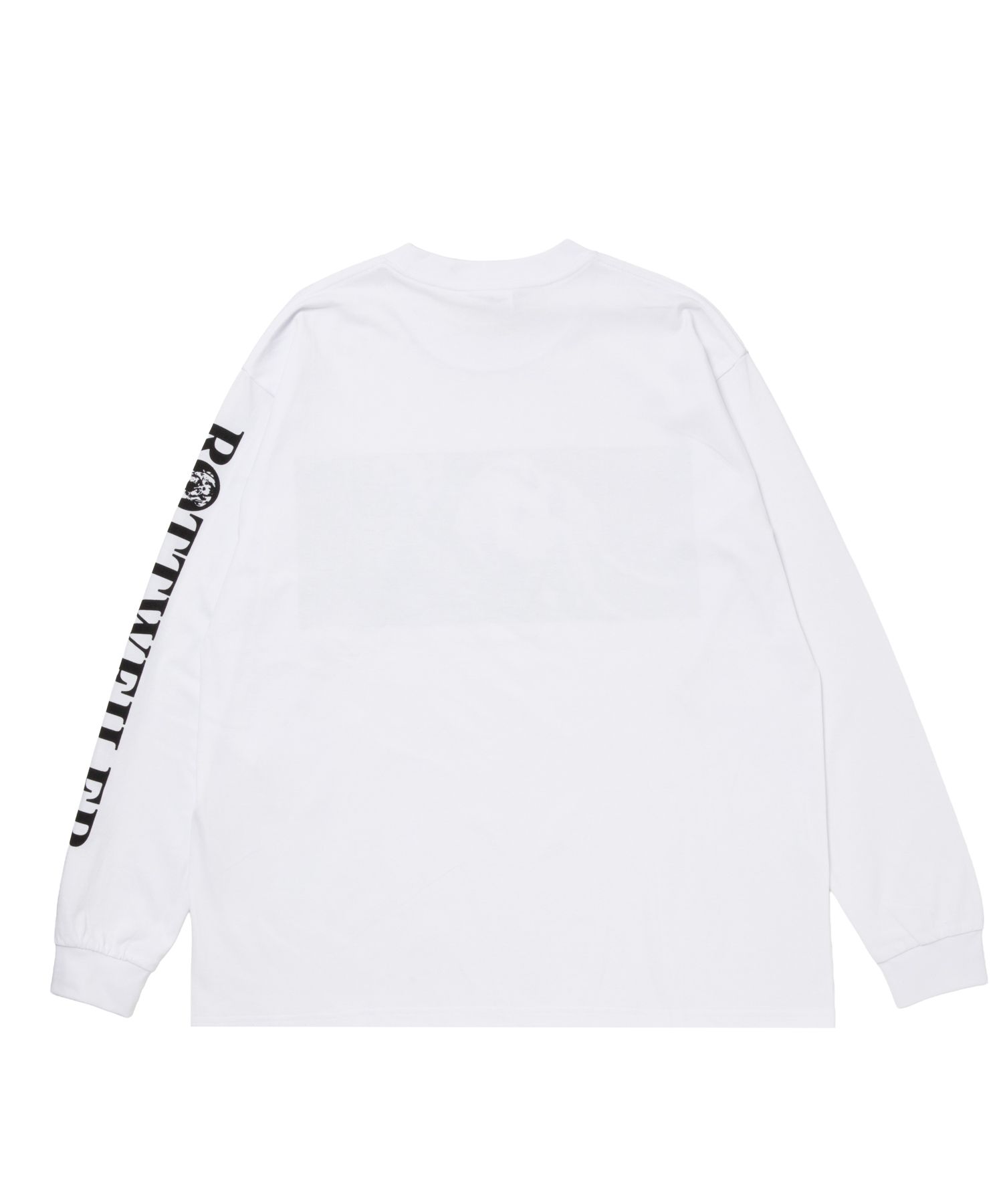 DOGRACE LS TEE (WHITE) / フォト プリント ロング スリーブ Tシャツ