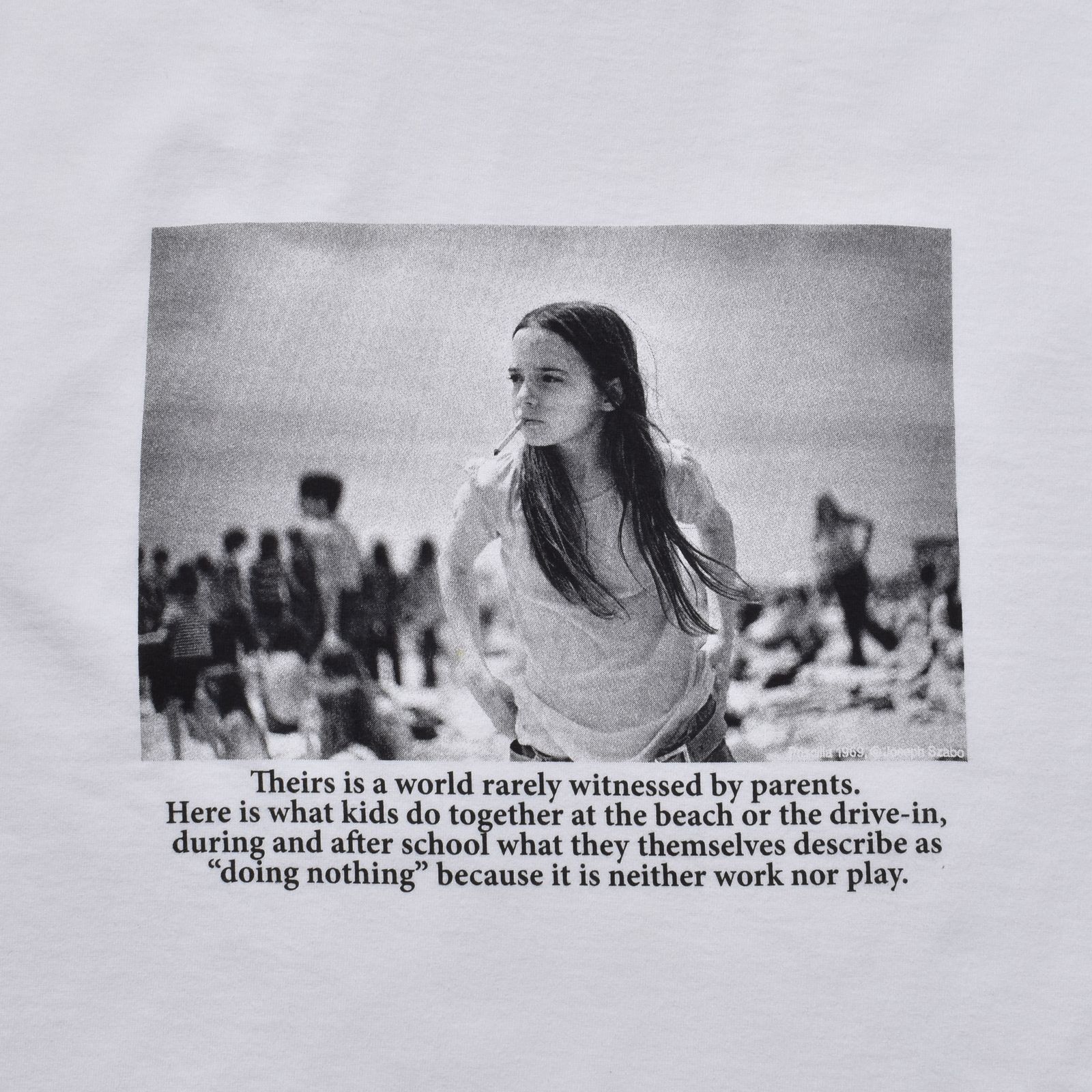Joseph Szabo × Stie-lo T-SH  (WHITE) / ×スティーロ×ジョセフ・スザボ  コラボ フォト Tシャツ