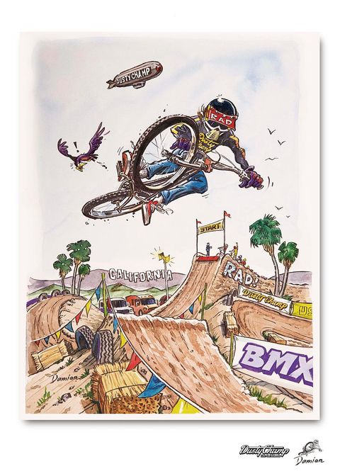 DUSTYCHAMP × DamianFulton ORIGINAL POSTER (A2) / ダスティーチャンプ × ダミアンフルトン コラボ ポスター