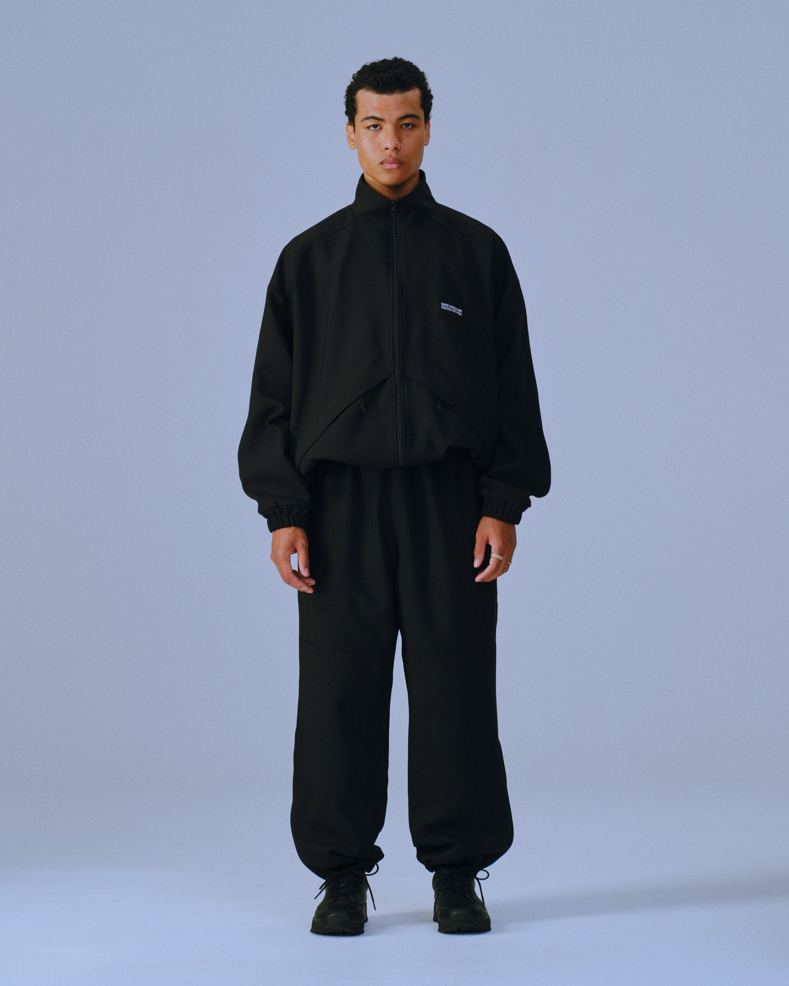 COOTIE PRODUCTIONS - Polyester OX Raza Track Pants (BLACK