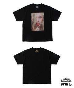 Stie-lo × Mike Dowson T-SH (BLACK) / ×スティーロ×マイク・ドーソン コラボフォトT