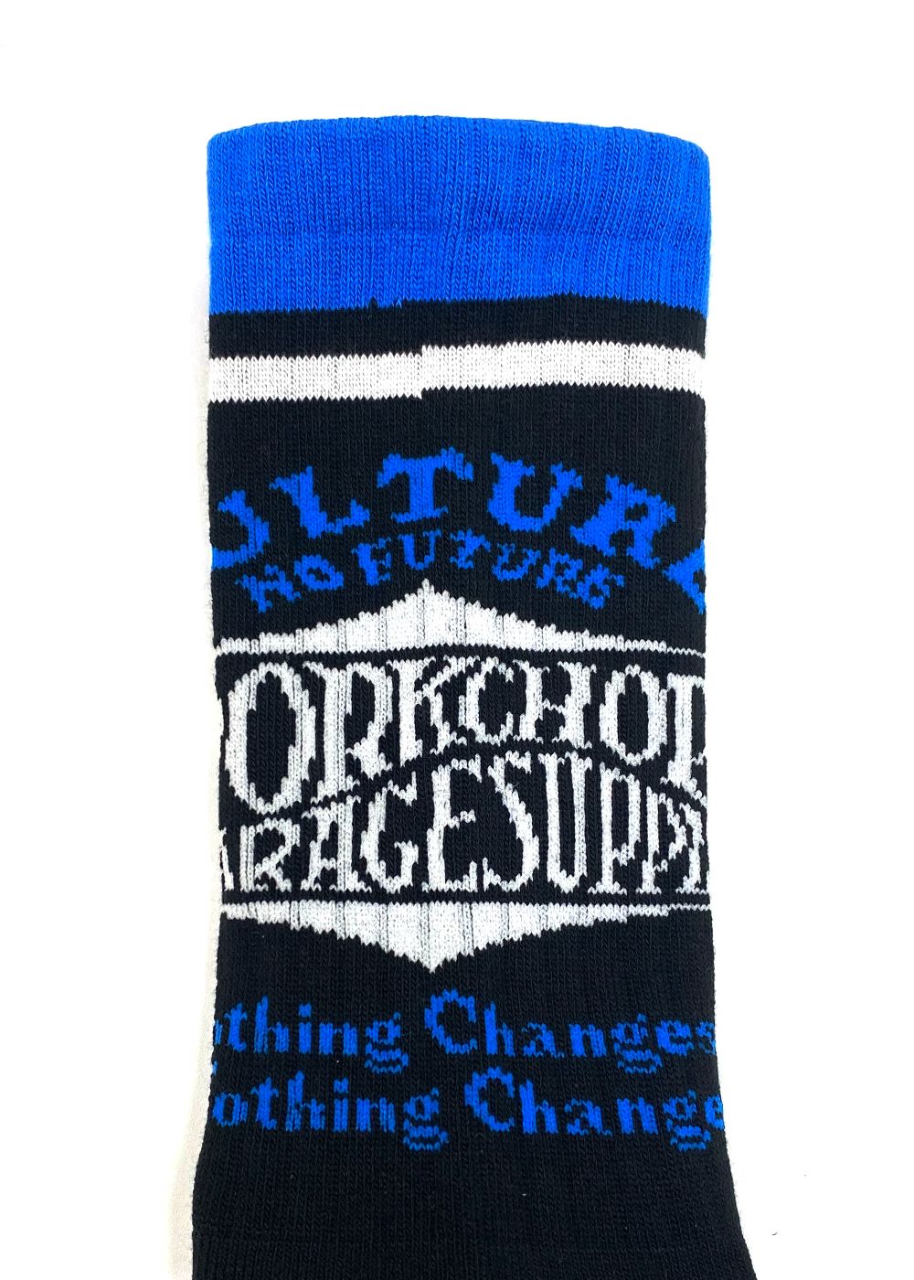 WAVE LOGO SOX (BLACK) / ジャガード ロゴ ソックス