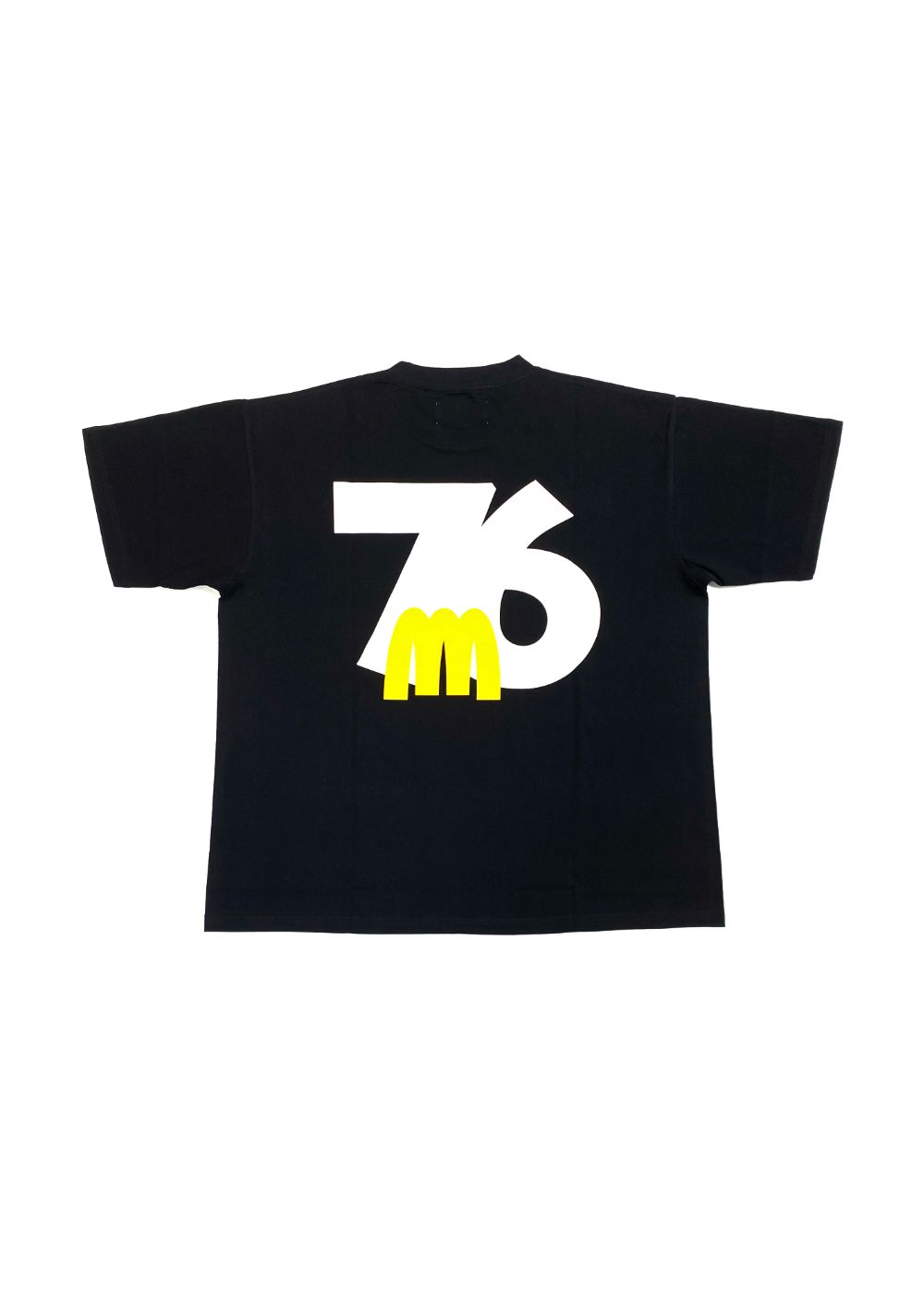 76MIN-NANO TEE (BLACK) /  MIN-NANO コラボ 76 Tシャツ