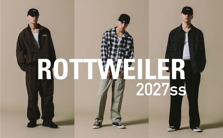 ROTTWEILER 2027 SPRING&SUMMER / WEB先行予約のお知らせ。