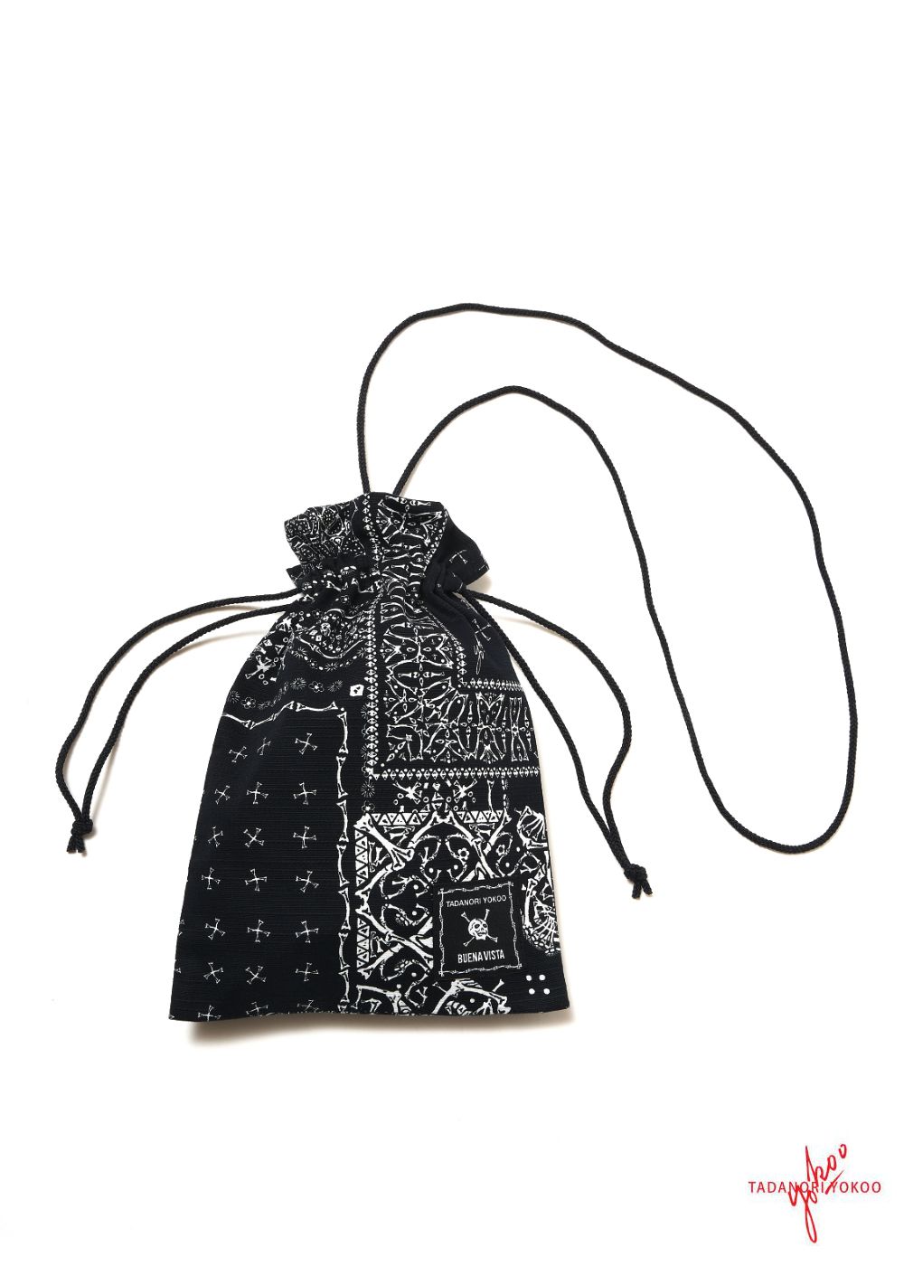BUENA VISTA - 髑髏 BANDANA (BLACK-N) / ×横尾忠則 髑髏 BUENA VISTA - 髑髏 BANDANA (BLACK-N) / ×横尾忠則 髑髏