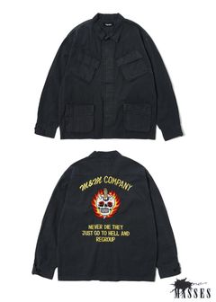 ×MASSES BDU JKT (BLACK) / マシス コラボレーション BDU ジャケット