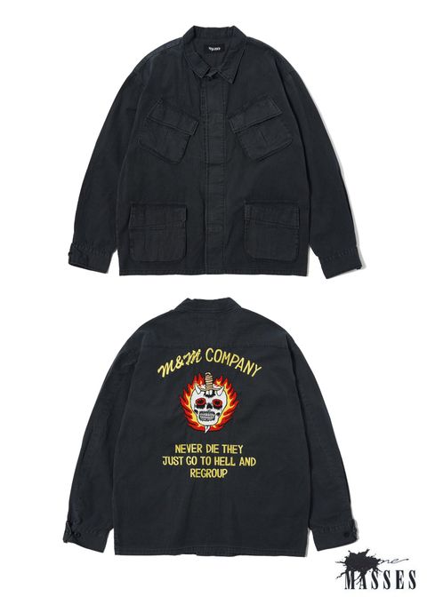 ×MASSES BDU JKT (BLACK) / マシス コラボレーション BDU ジャケット
