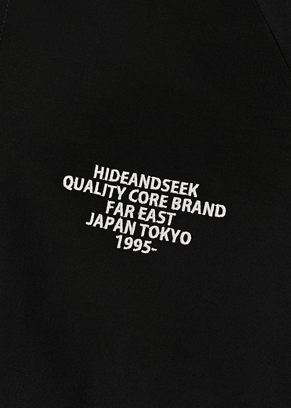 Nylon Zip Hooded Jacket (BLACK) / セットアップ フルジップ フード ジャケット