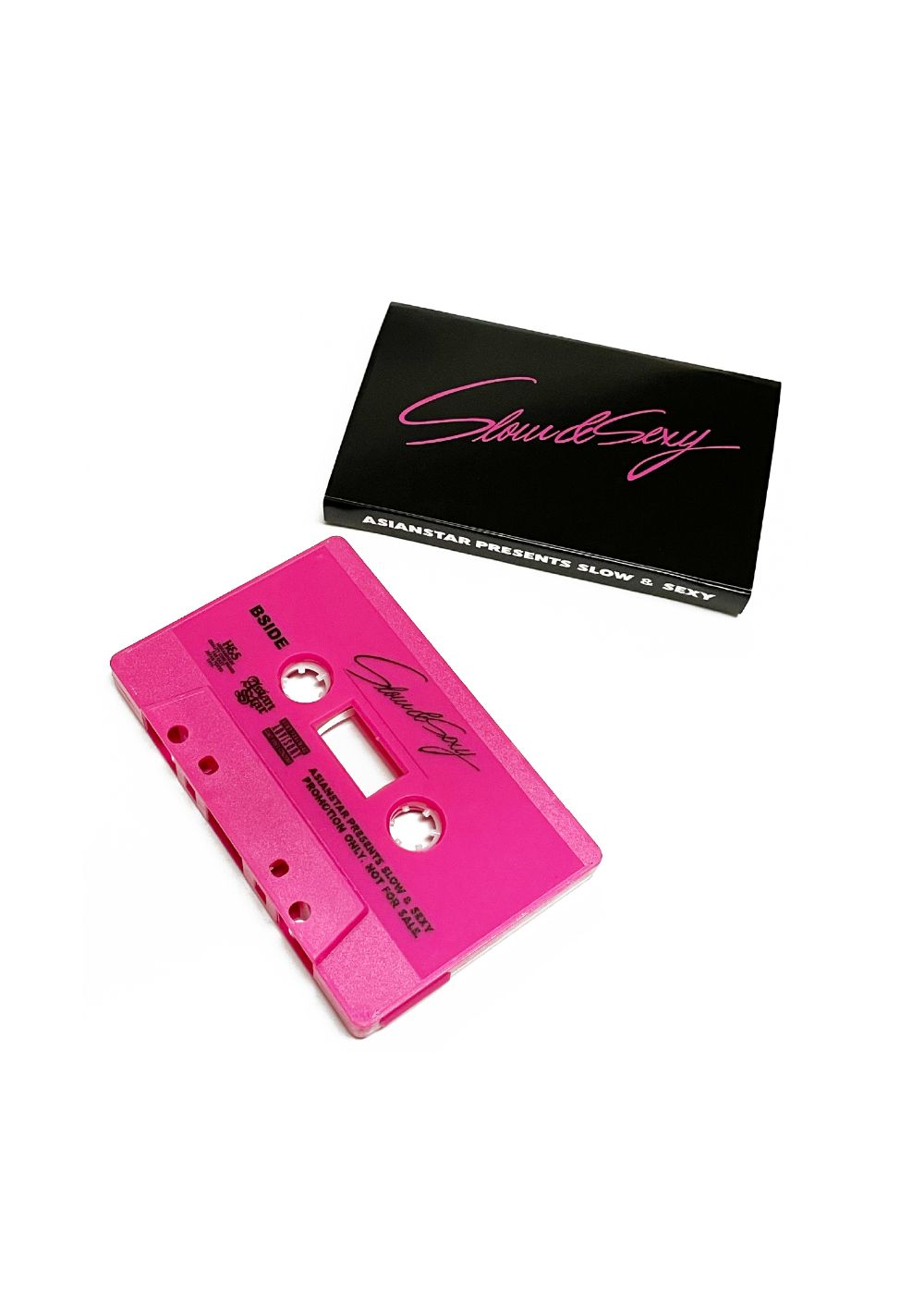 × ASIAN STAR H&S CASSETTE PLAYER with SLOW&SEXY MIX TAPE (BLACK) / エイジアンスター コラボ カセットプレーヤー & ミックステープ