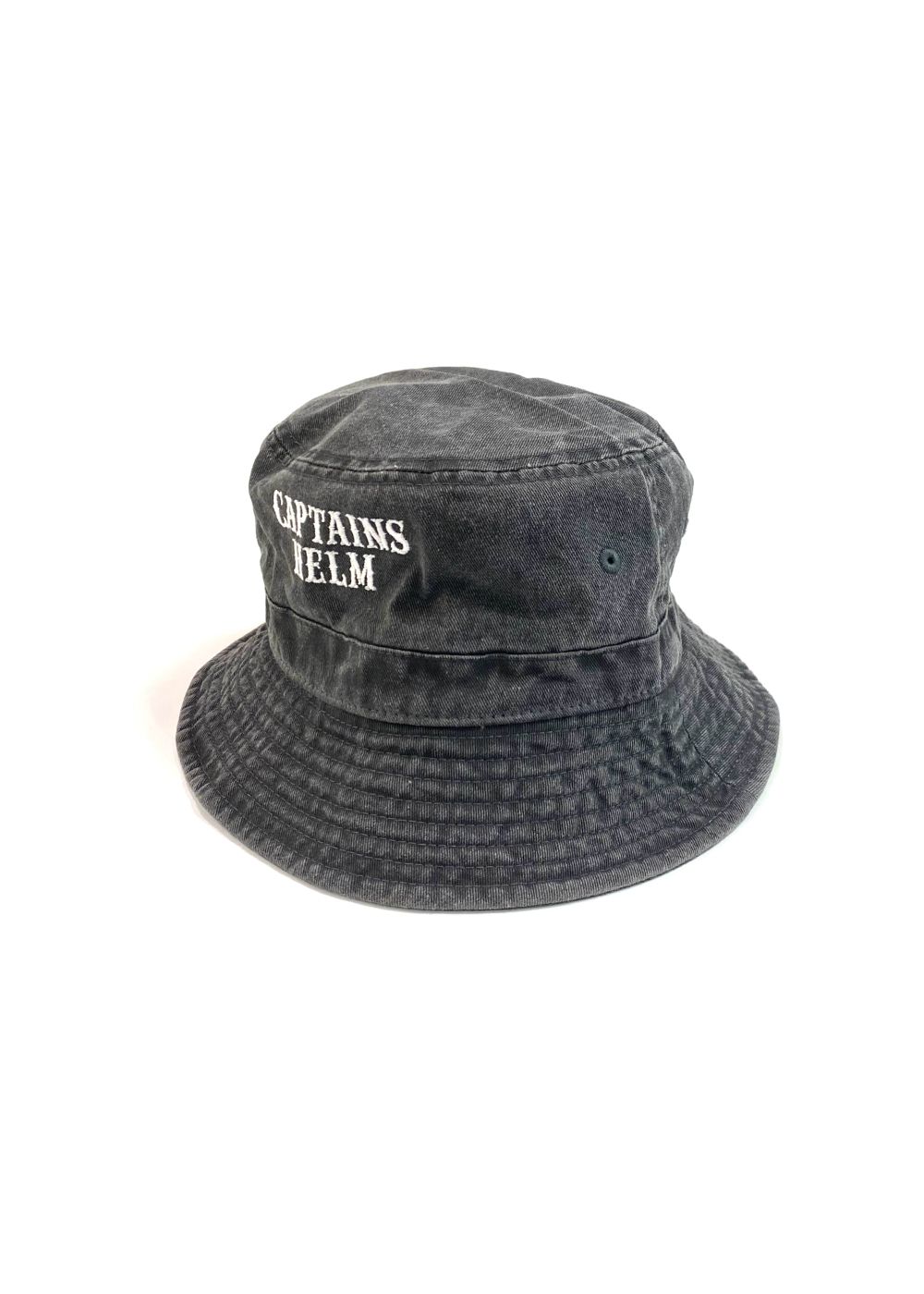 LOCALS BUCKET HAT (BLACK) / ロゴ刺繍 バケット ハット