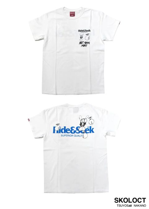 × SKOLOCT S/S Tee-2 (WHITE) / スコロクト コラボT