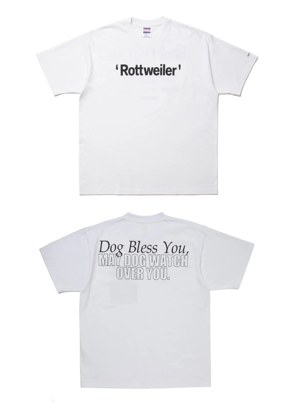 RW TEE (WHITE) / ロゴ プリント Tシャツ