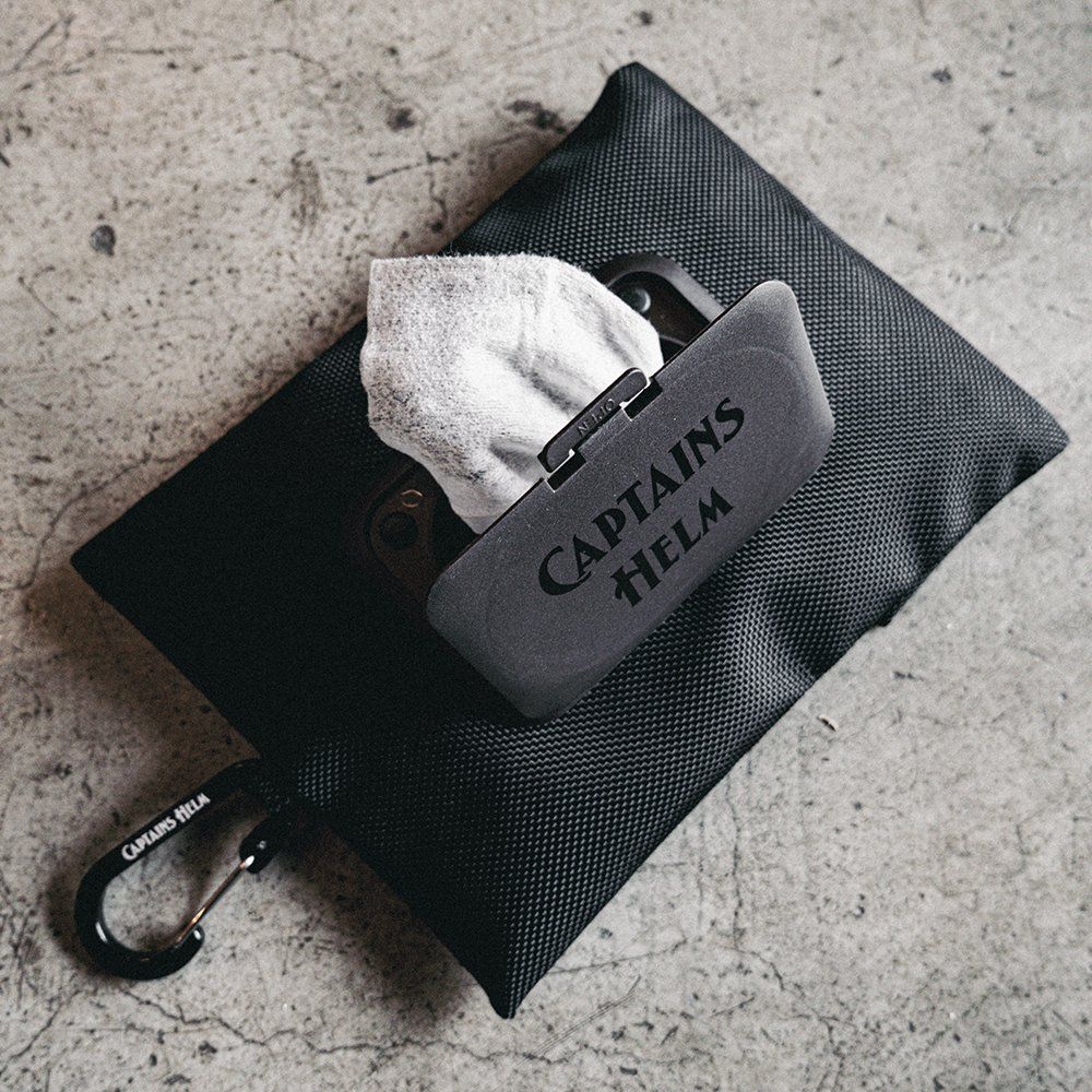 WET WIPES CAR HOLDER (BLACK) / ウェットティッシュケース