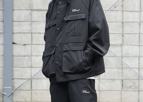 COOTIE PRODUCTIONS - SET UP STYLE / T/C Weather Hooded Shell Jacket & Track Pants