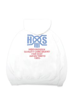 HS×BH HOODED SWEAT SHIRT (WHITE) / バウンティーハンター コラボ スウェット パーカー