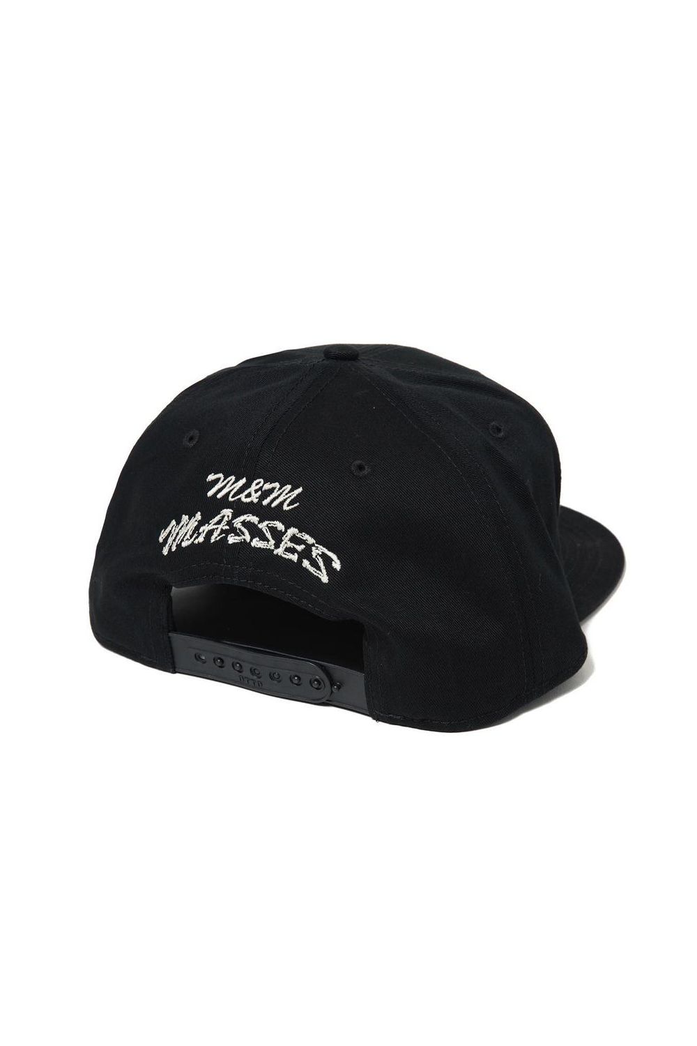 SNAPBACK BB CAP (×MASSES) (BLACK) / マシス コラボレーション キャップ