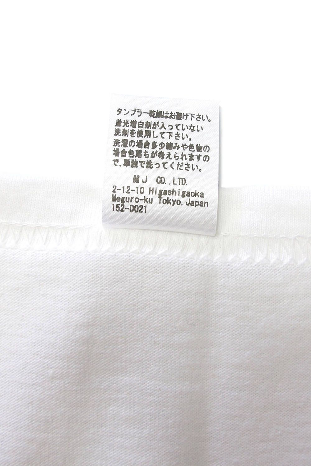 × Tadanobu Asano BICYCLE LS TEE (WHITE) / 浅野忠信 コラボロンT (バイシクル)