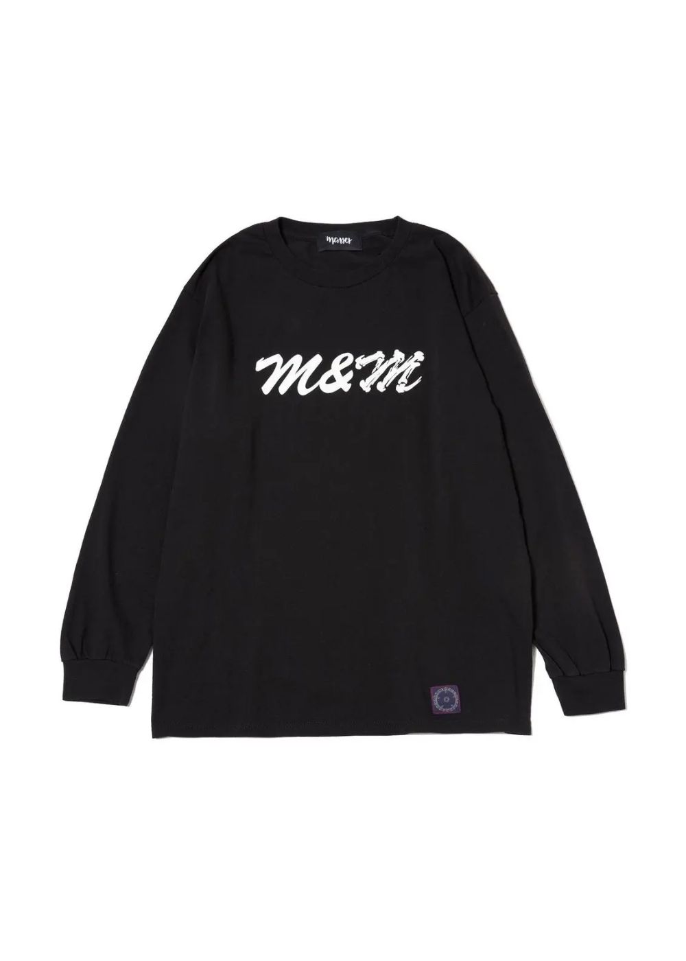 PRINT L/S TEE (×MASSES) (BLACK) / マシス コラボレーション プリントロンT