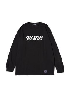 PRINT L/S TEE (×MASSES) (BLACK) / マシス コラボレーション プリントロンT