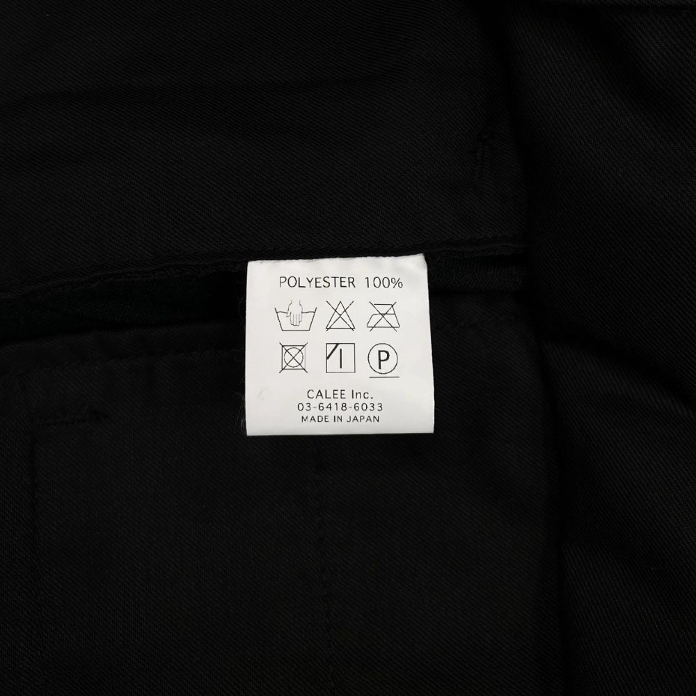 VINTAGE TYPE TROPICAL CLOTH SLACKS (BLACK) / オリジナル スラックス