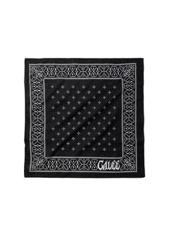 CROSS BANDANA (BLACK) / クロスパターン バンダナ