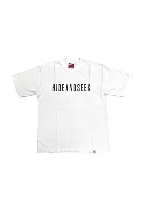 Logo S/S Tee (WHITE) / ロゴ プリント ルーズフィット Tシャツ