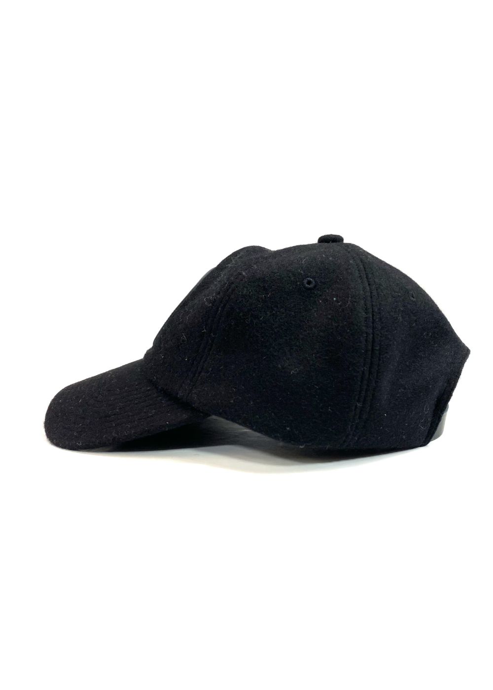 RATS - 【ラスト1点】WOOL LEATHER PATCH CAP (BLACK) / レザー