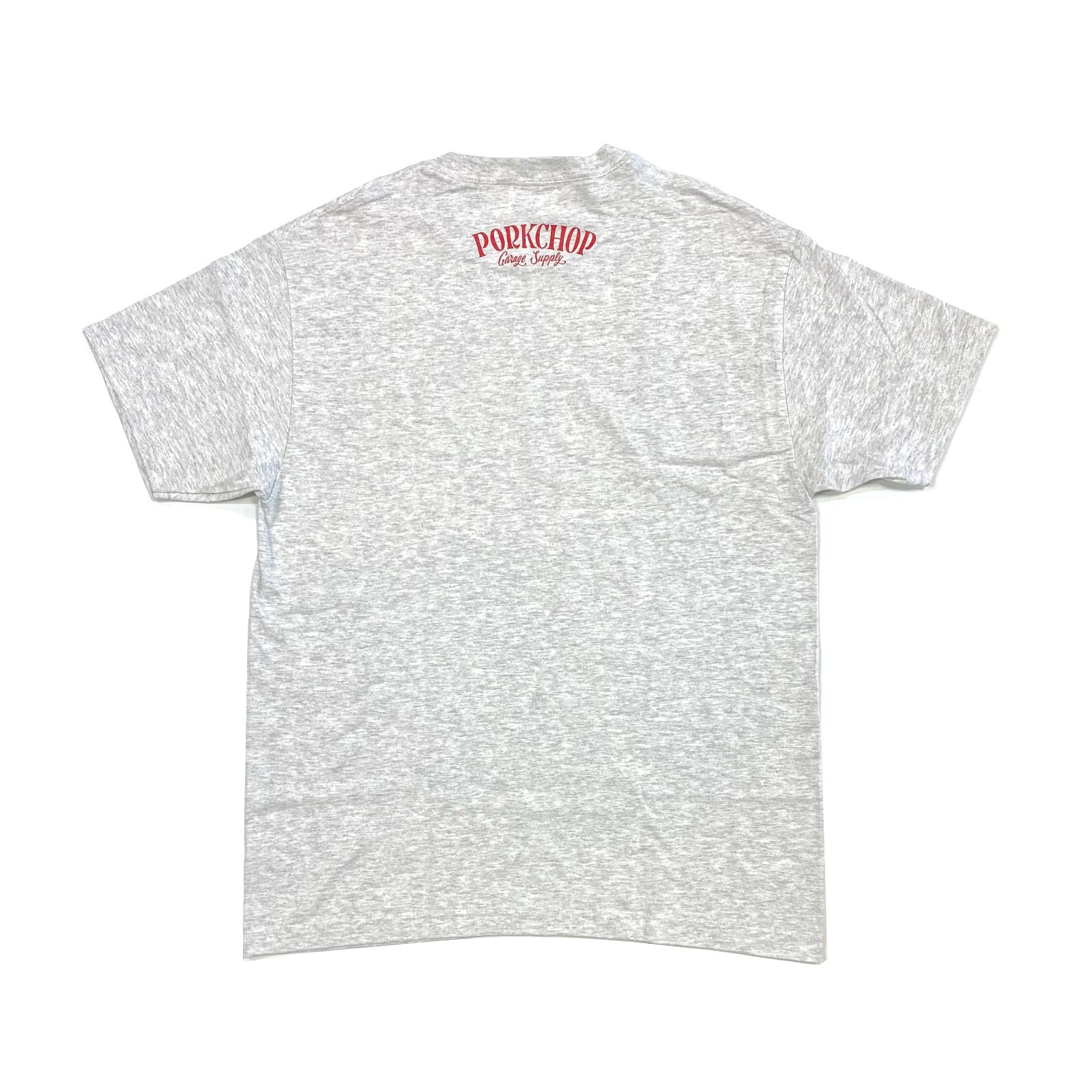 ［PORKCHOP】PORKFRONT TEE Mサイズ ASH キムタク PORKCHOP】PORKFRONT TEE Mサイズ ASH キムタク - メルカリ