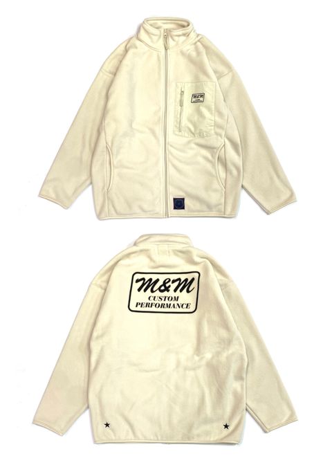 MICROFLEECE FULL-ZIP STAND JACKET (NATURAL) / フルジップ フリース ジャケット