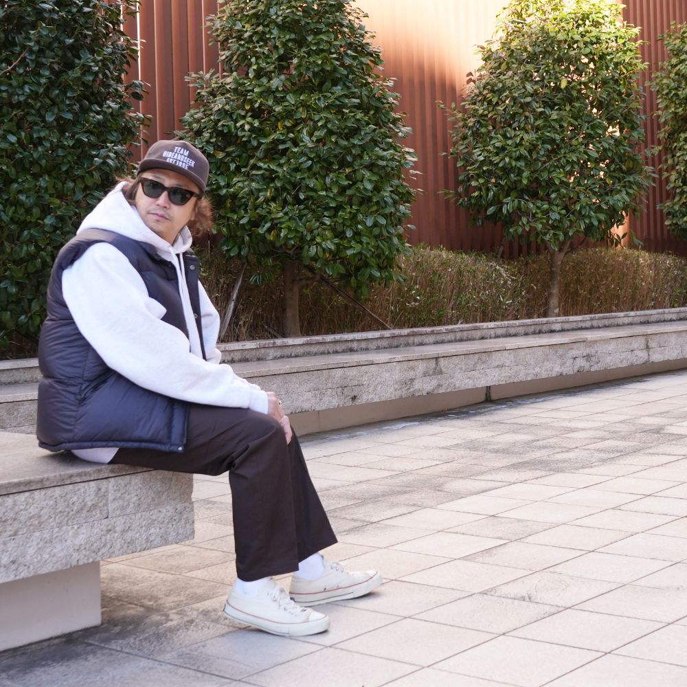 × nonnative DWELLER DOWN VEST (BLACK) / ノンネイティブ コラボ ダウンベスト