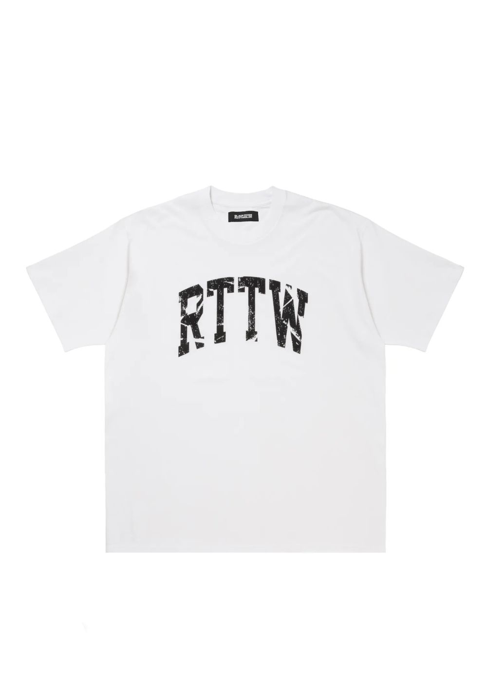 RTTW TEE (WHITE) / カレッジ ロゴ プリント Tシャツ