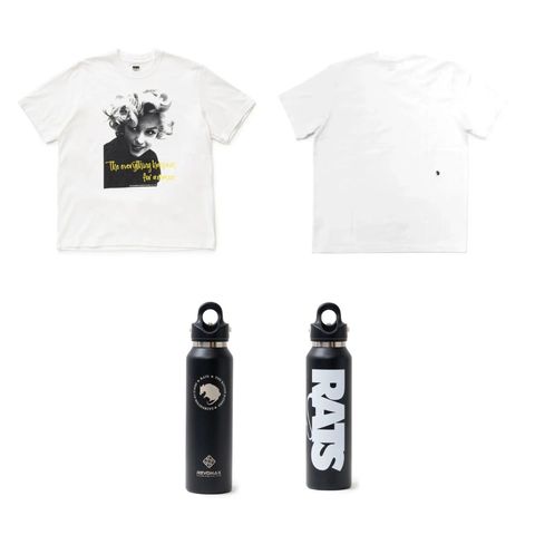 RATS 新作販売告知 / 大人気のフォトTee&レジャー用としても最適なボトル。
