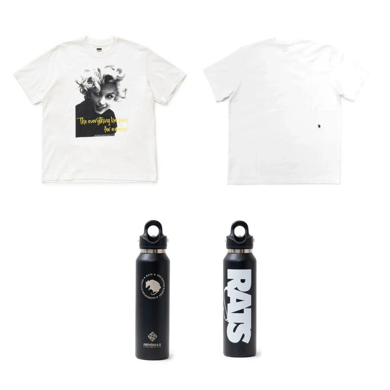RATS 新作販売告知 / 大人気のフォトTee&レジャー用としても最適なボトル。