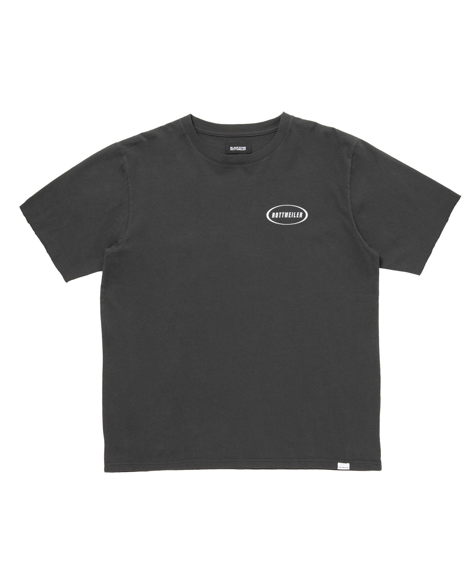 R9 GOD TEE (BLACK) / タイポグラフィ プリント オリジナル Tシャツ