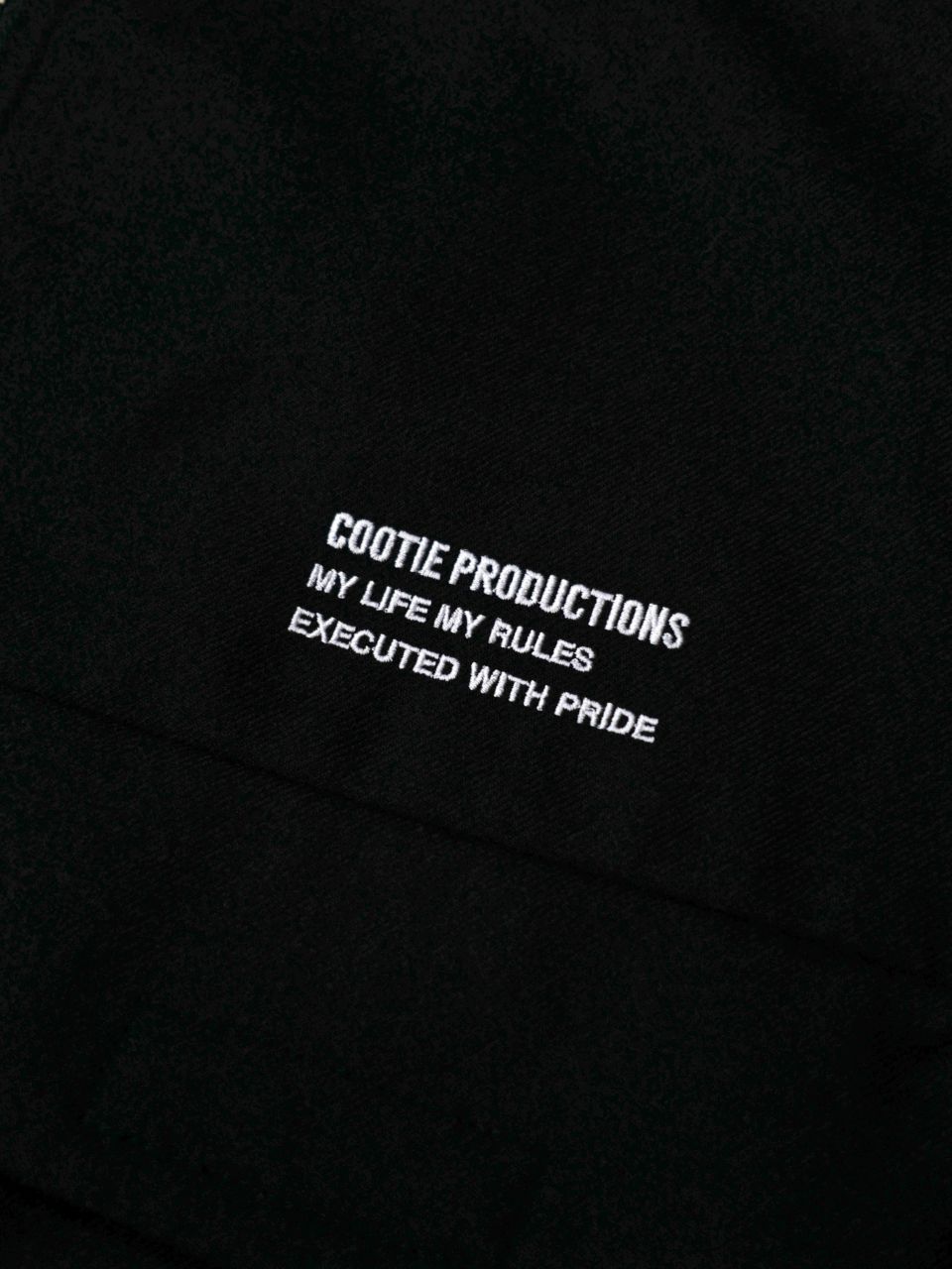 COOTIE PRODUCTIONS - WOOL SAXONY TRACK JACKET (BLACK) / ウール