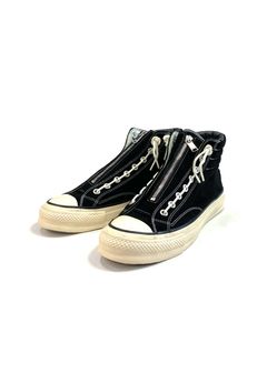 × nonnative DWELLER TRAINER 2 HI COW LEATHER WITH GORE-TEX by SPINGLE (BLACK×WHITE) / ノンネイティブ コラボスニーカー