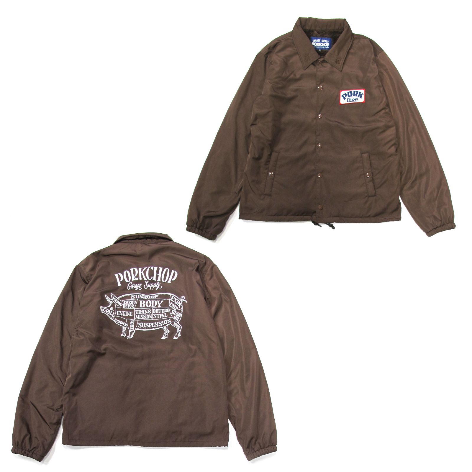 PORKCHOP - ORIGINAL BOA COACH JKT (BROWN) / オリジナル 