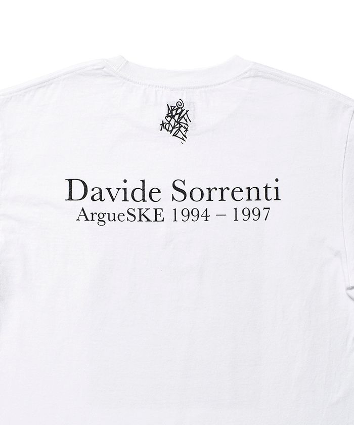 Davide Sorrenti×Stie-lo Jaime Flashing Bum T-SH (WHITE) / ×ダヴィデ・ソレンティ×スティーロ コラボフォトT