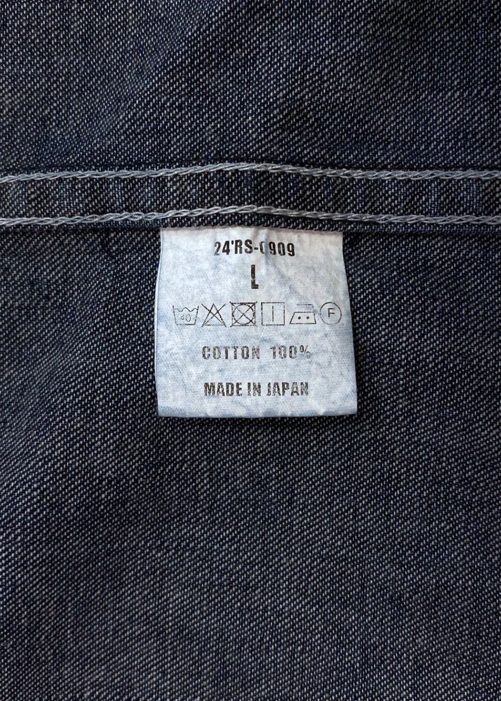 DENIM SHIRT (INDIGO) / デニム ウエスタンシャツ
