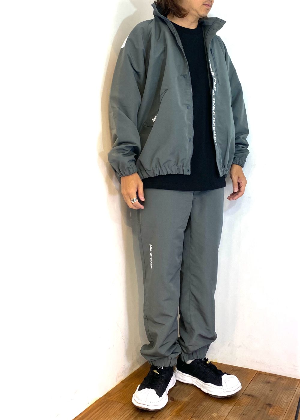 MIL SEEKERS NYLON PANTS (GRAY) / リップストップ ナイロン パンツ / セットアップ可能