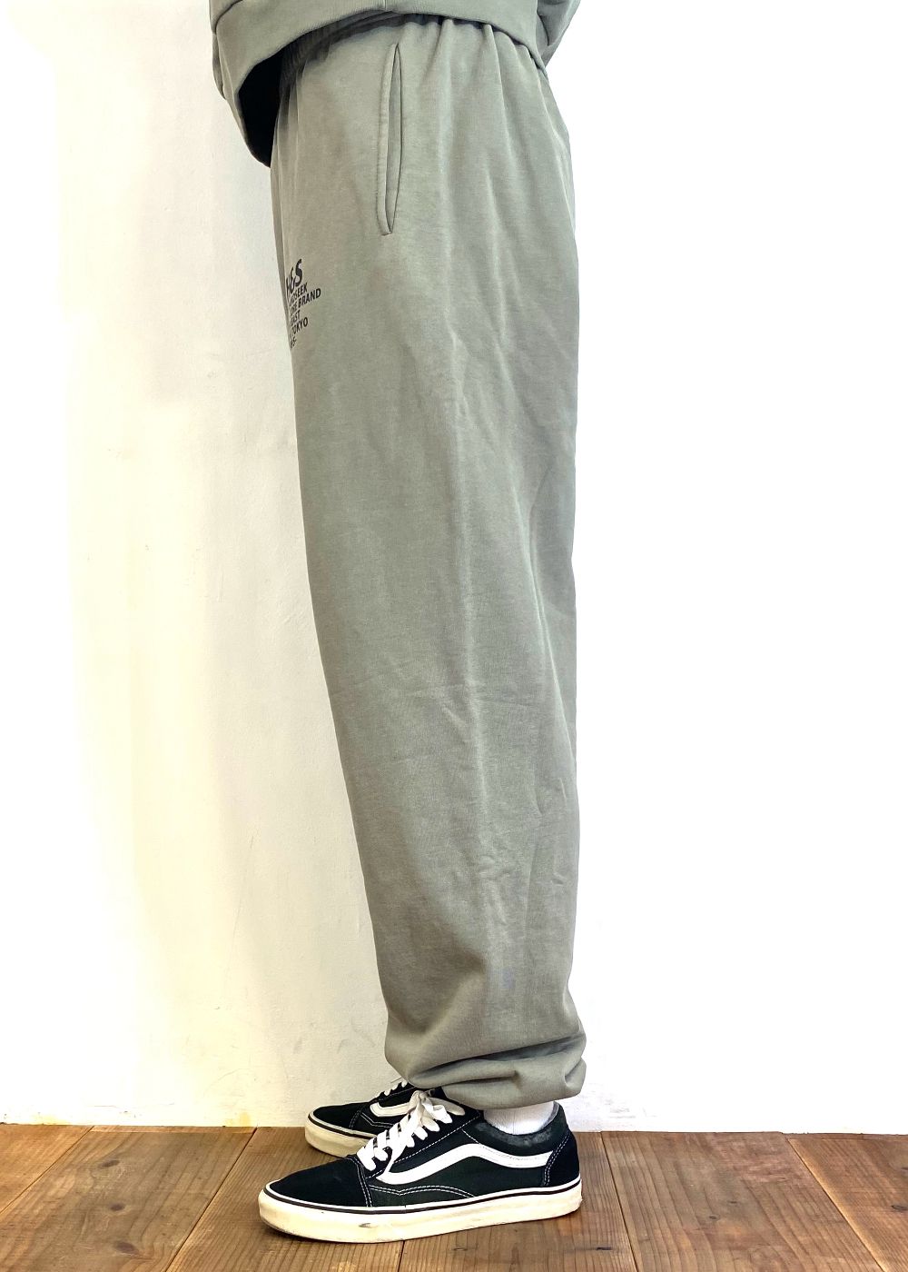 H&S Sweat Pant (OLIVE DRAB) / オリジナル セットアップスウェットパンツ / セットアップ可能
