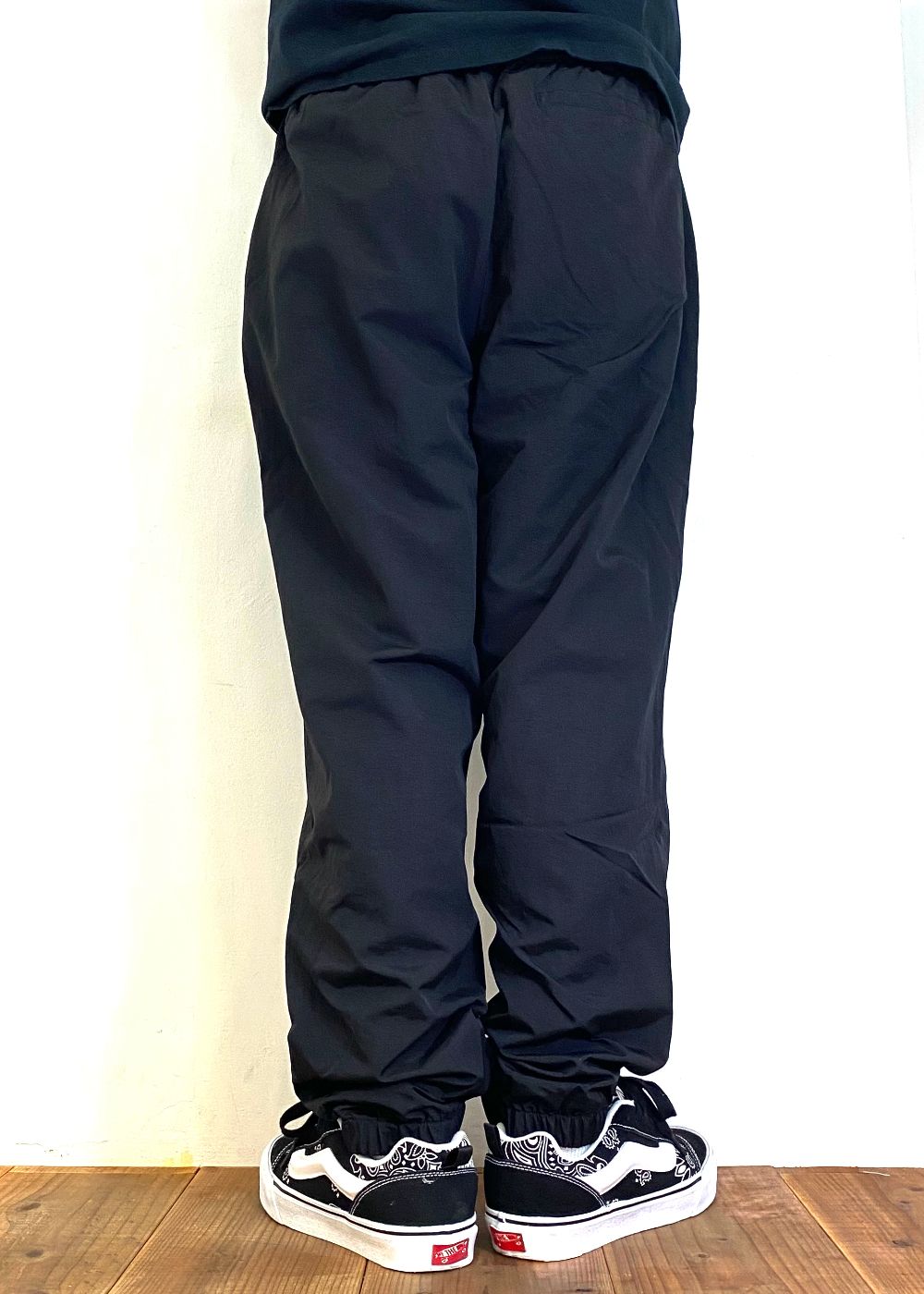 Track Pant (BLACK) / ナイロン トラックパンツ / セットアップ可能